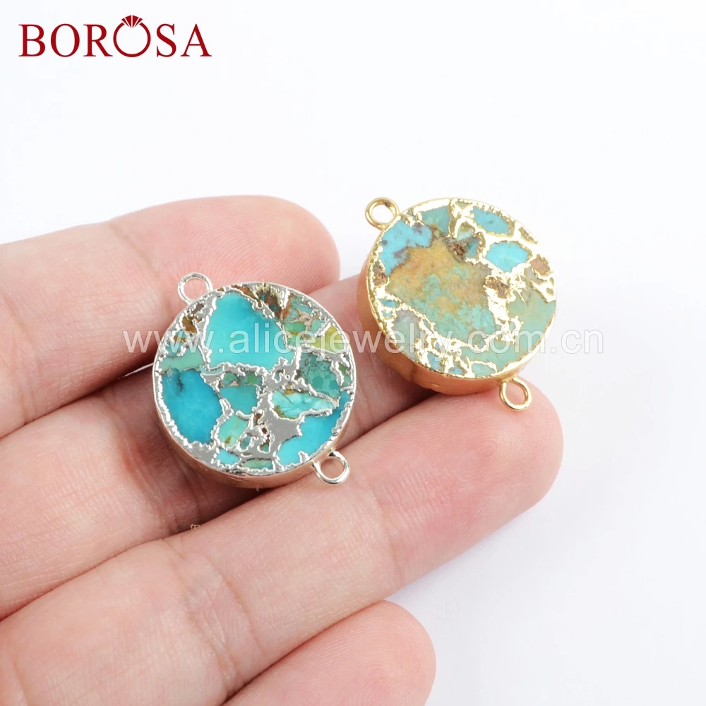 BOROSA 6 шт. медный Бирюзовый соединитель 20 мм круглые синие камни металлический кулон для цепочки ожерелья G1700
BOROSA 6 шт. медный Бирюзовый соединитель 20 мм круглые синие камни металлический кулон для цепочки ожерелья G1700