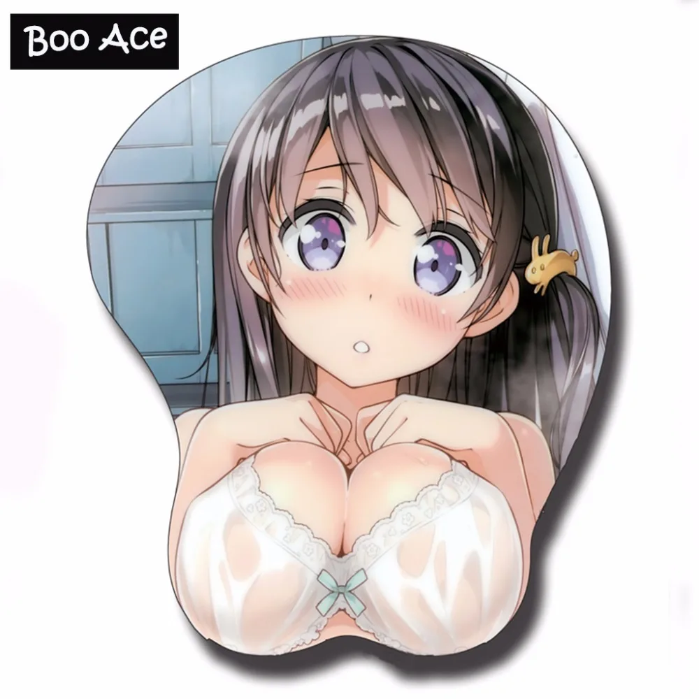 Коврик для мыши с японским аниме 3D Oppai | Компьютеры и офис