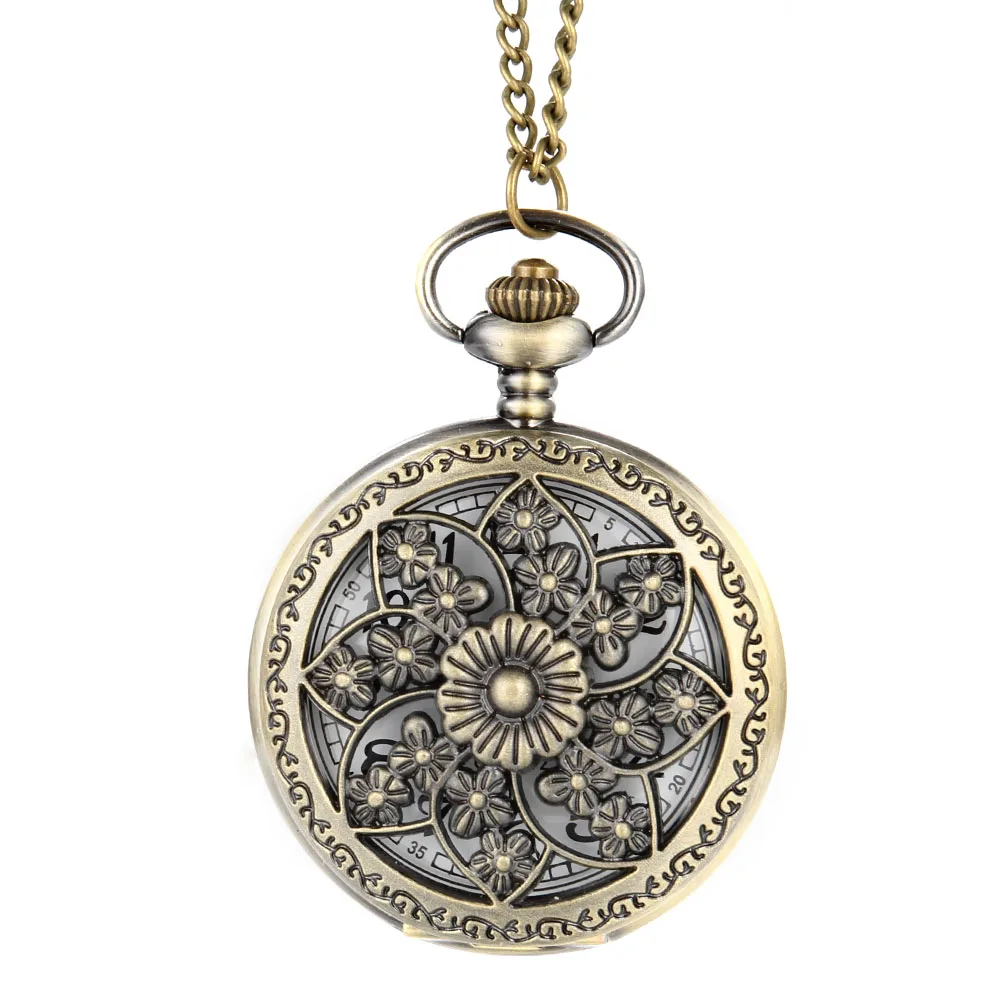Vintage Steampunk Hollow Flower Quartz Pocket Watch Necklace Pendant Chain Clock 11 Style Optional Gifts LXH
Vintage Steampunk Hollow Flower Quartz Pocket Watch Necklace Pendant Chain Clock 11 Style Optional Gifts LXH