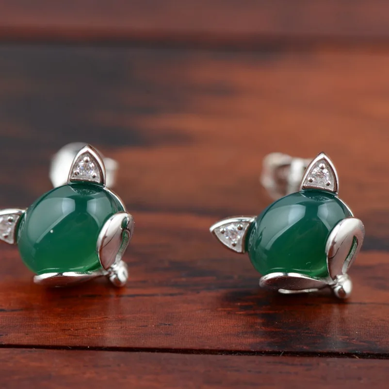 Original Natural Gemstone Fox 925 Sterling Silver Earrings For Women,Lapis Lazuli Handmade Silver Earrings For Women Gift
Original Natural Gemstone Fox 925 Sterling Silver Earrings For Women,Lapis Lazuli Handmade Silver Earrings For Women Gift