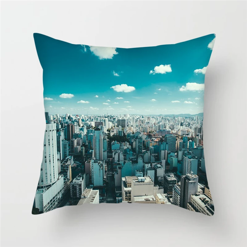 Fuwatacchi City Attractions Printed Pillows Cover Scenic Cushion Cover For Car Home Sofa Bedroom Decoration Pillowcase 2019
Fuwatacchi City Attractions Printed Pillows Cover Scenic Cushion Cover For Car Home Sofa Bedroom Decoration Pillowcase 2019