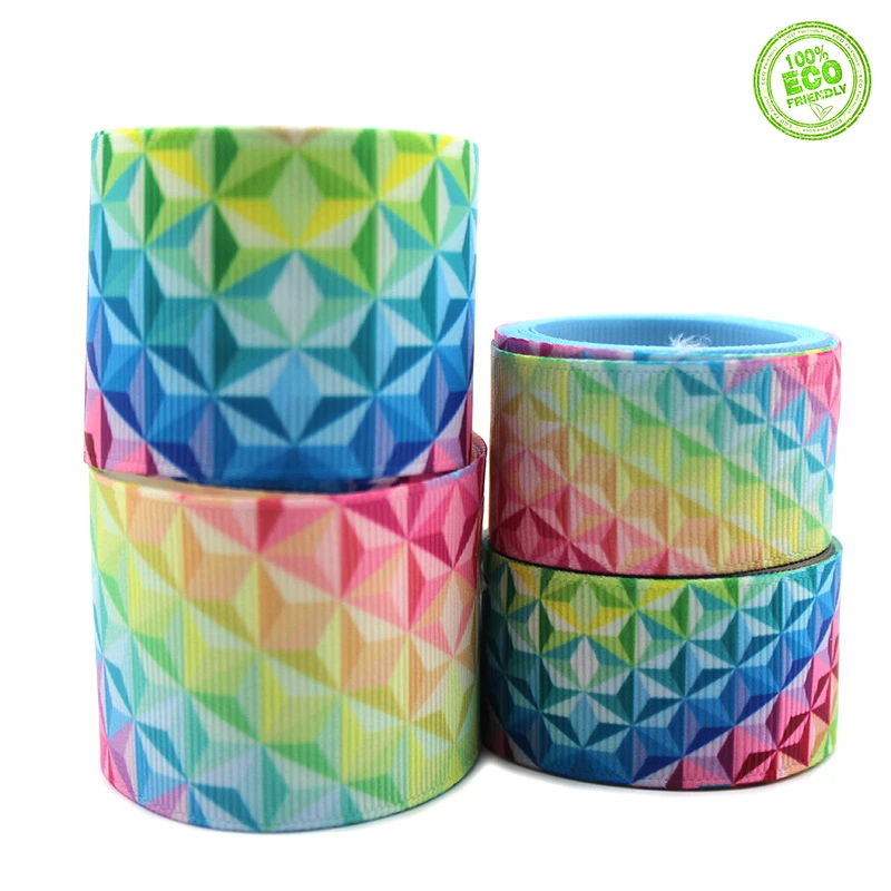 Grosgrain Ribbon Polyester Colour Geometric Printed 25 38mm For Handmade Bow Kont Hair Accessories BBXQ-036
Grosgrain Ribbon Polyester Colour Geometric Printed 25 38mm For Handmade Bow Kont Hair Accessories BBXQ-036