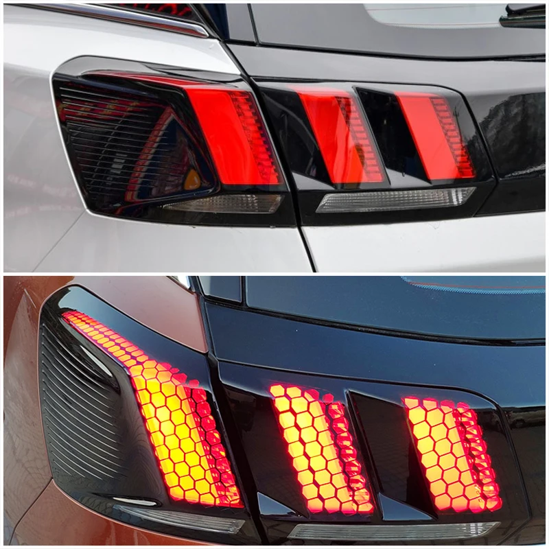 6 шт. защитные наклейки на задние фары для Peugeot 3008 GT 2016 2017 2018 | Автомобили и