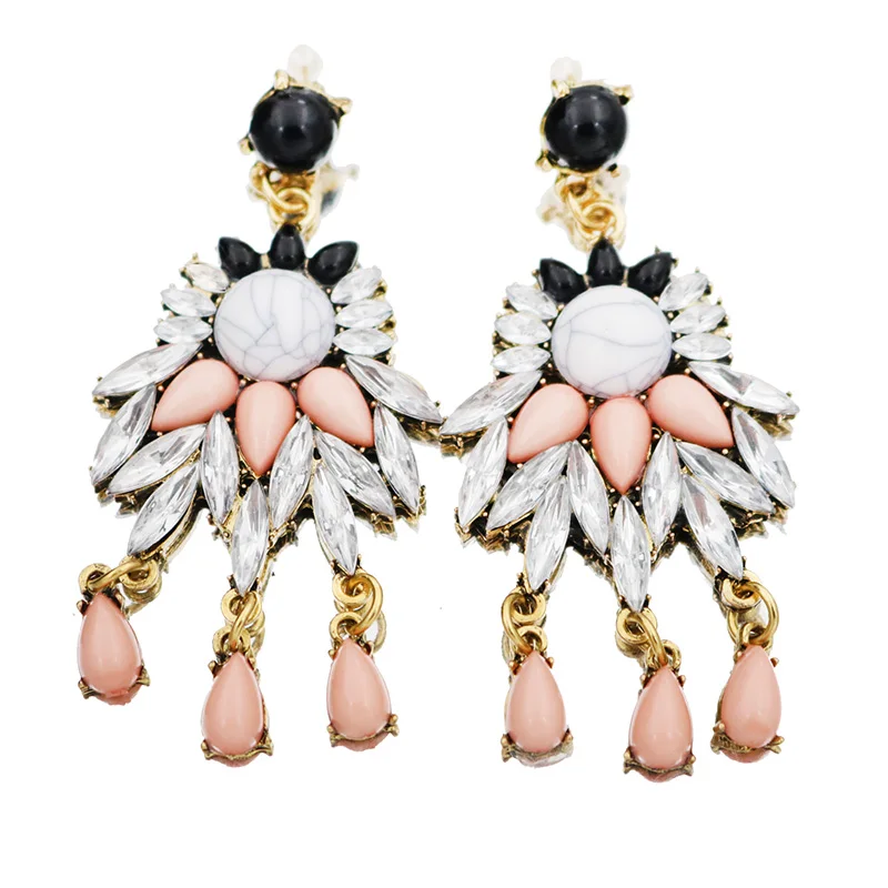 Bohemian Fashion Geometric Tassel Earrings Unique Design Exquisite crystal Dangle Brincos Women Charm Accessories
Bohemian Fashion Geometric Tassel Earrings Unique Design Exquisite crystal Dangle Brincos Women Charm Accessories