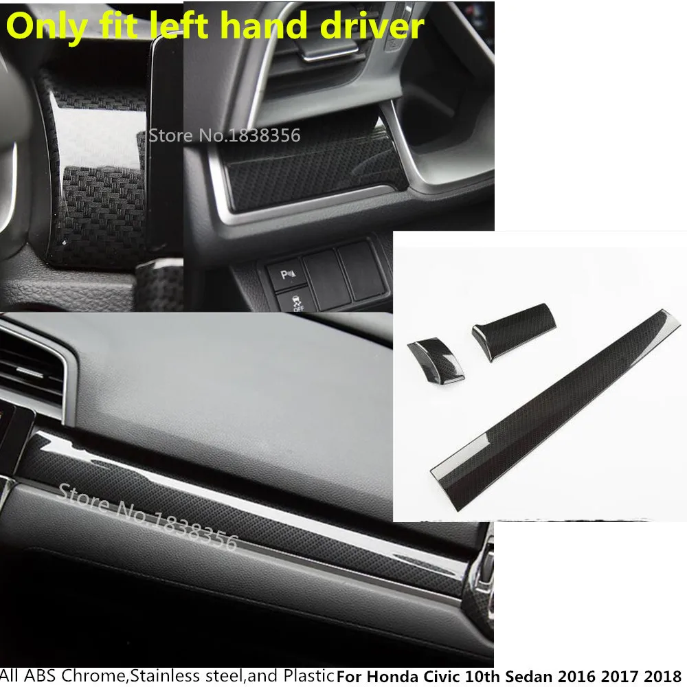 For Honda Civic 10th Sedan 2016 2017 2018 2019 Car Cover Detector Trims Carbon Fiber Car Middle Console Control Dashboard Panel
For Honda Civic 10th Sedan 2016 2017 2018 2019 Car Cover Detector Trims Carbon Fiber Car Middle Console Control Dashboard Panel