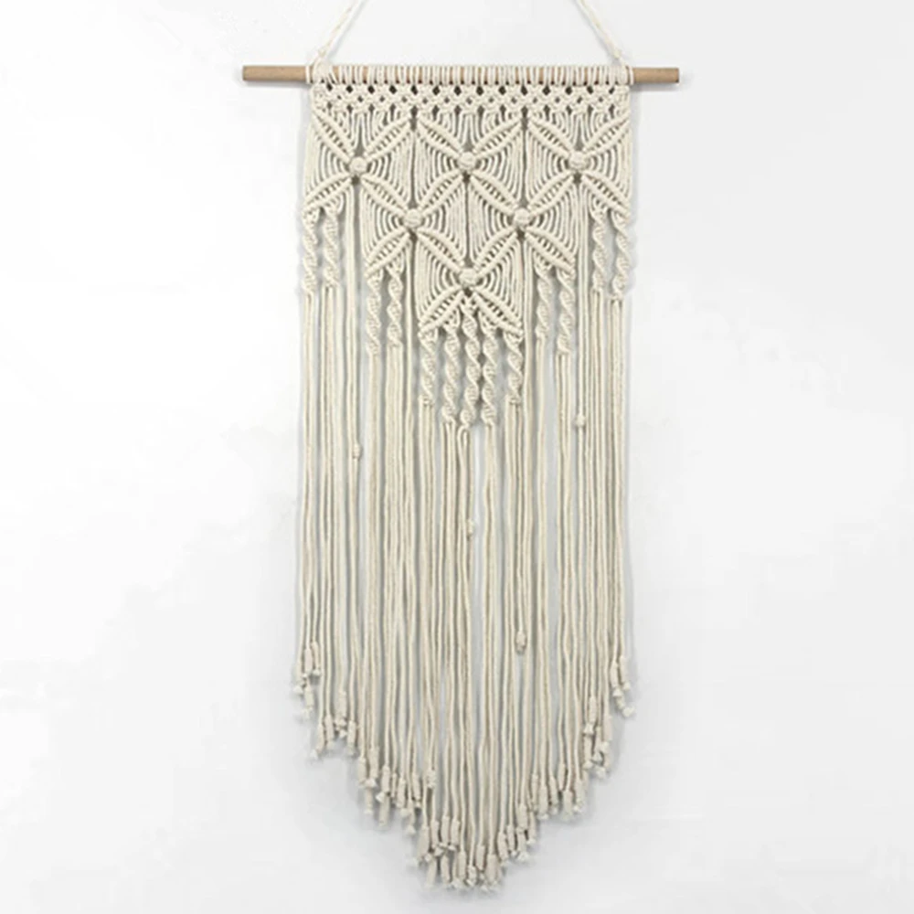 Macrame Woven Wall Hanging Woven Wall Art Macrame Tapestry Boho Geometric Art Decor Beautiful Apartment Dorm Room Decoration
Macrame Woven Wall Hanging Woven Wall Art Macrame Tapestry Boho Geometric Art Decor Beautiful Apartment Dorm Room Decoration