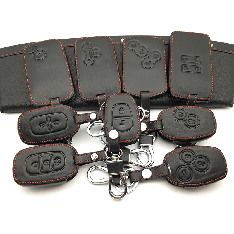 Genuine Leather car key cover for Renault Clio Dacia Logan Sandero Megane Modus Espace Kangoo keychain Car wallet protect shell
Genuine Leather car key cover for Renault Clio Dacia Logan Sandero Megane Modus Espace Kangoo keychain Car wallet protect shell