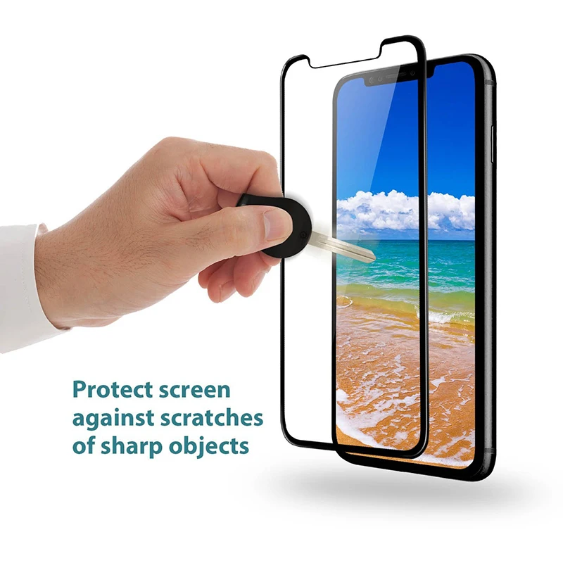 Закаленное стекло Suntaiho 5D с изогнутыми краями для iphone XS MAX HD полноразмерная Защита