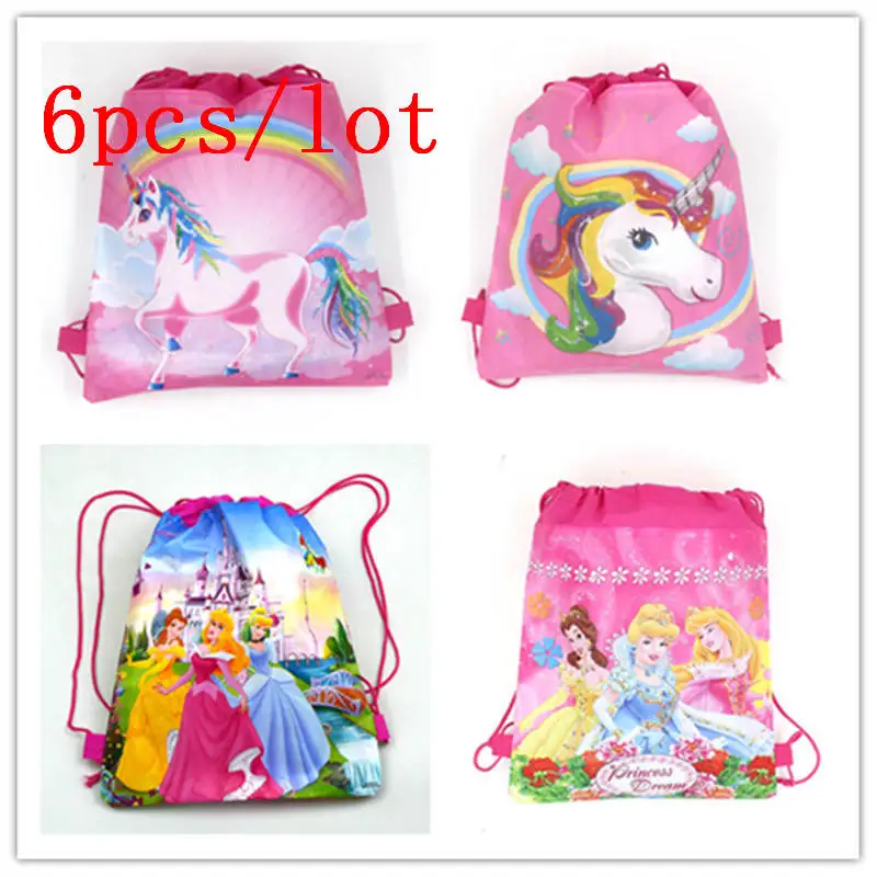 New Fashion Unicorn Drawstring Bags Girl Birthday Party String Bags Child Favor Six Princess Backpack Gift Bags Supply 6Pcs/Lot
New Fashion Unicorn Drawstring Bags Girl Birthday Party String Bags Child Favor Six Princess Backpack Gift Bags Supply 6Pcs/Lot