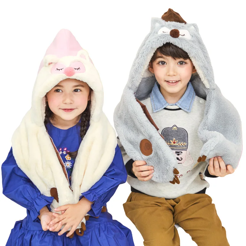 Kocotree Childrens Winter Hat With Scarf For 3 Colors Available Boys Girls Warm Hat Scarf Kids Cartoon Fox Thickened Wool Cap
Kocotree Childrens Winter Hat With Scarf For 3 Colors Available Boys Girls Warm Hat Scarf Kids Cartoon Fox Thickened Wool Cap
