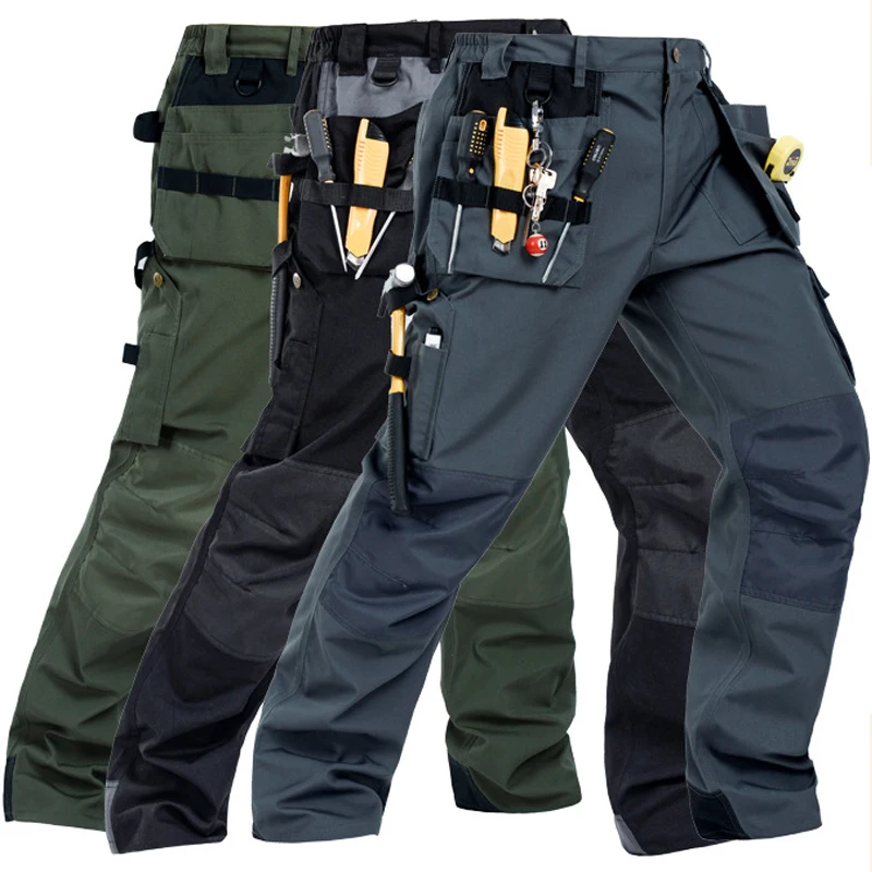 2020 New Men Working Pants Multi Pockets Work Trousers With Removable Eva Knee Pads Top Quality Worker Mechanic Cargo Work Pants
2020 New Men Working Pants Multi Pockets Work Trousers With Removable Eva Knee Pads Top Quality Worker Mechanic Cargo Work Pants