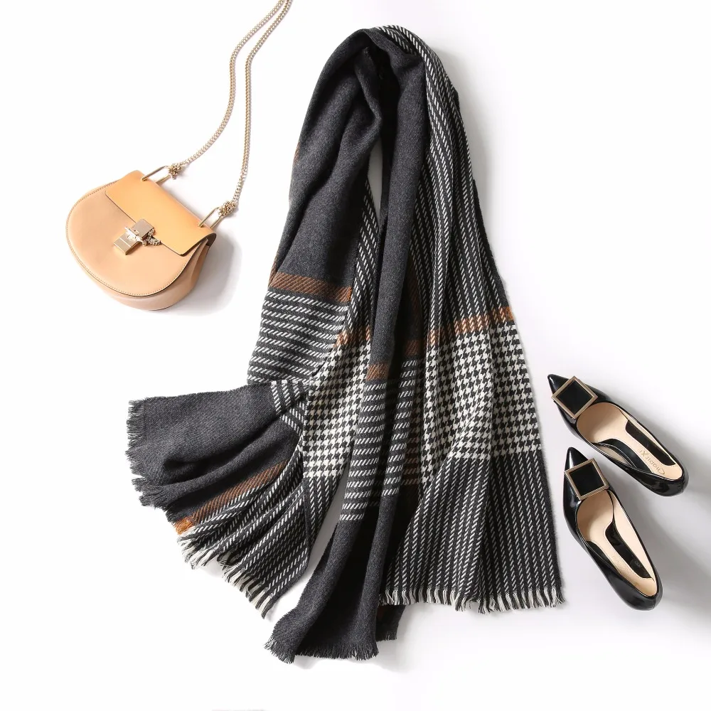 women winter autumn thick fashion soft warm lady contrast color plaid and houndstooth long shawl winter cashmere scarf
women winter autumn thick fashion soft warm lady contrast color plaid and houndstooth long shawl winter cashmere scarf