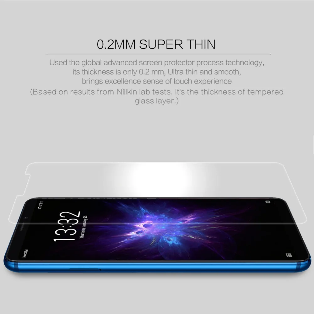 Взрывобезопасное закаленное стекло 9H Nillkin Amazing H + Pro Nano для Meizu Note 8 | Мобильные