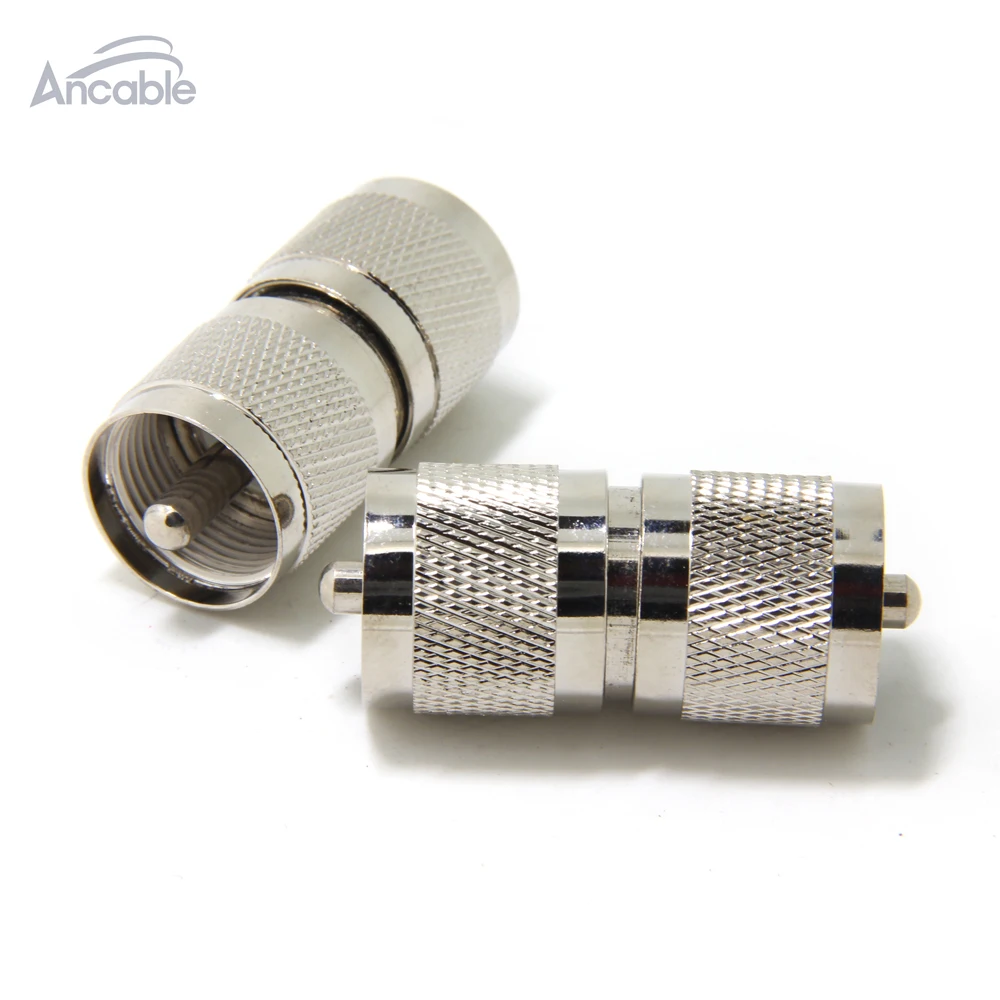 Ancable 2-Pack UHF Male to Male PL-259 Connector RF Coax Adapter for CB Ham Two-Way Radio Antenna
Ancable 2-Pack UHF Male to Male PL-259 Connector RF Coax Adapter for CB Ham Two-Way Radio Antenna