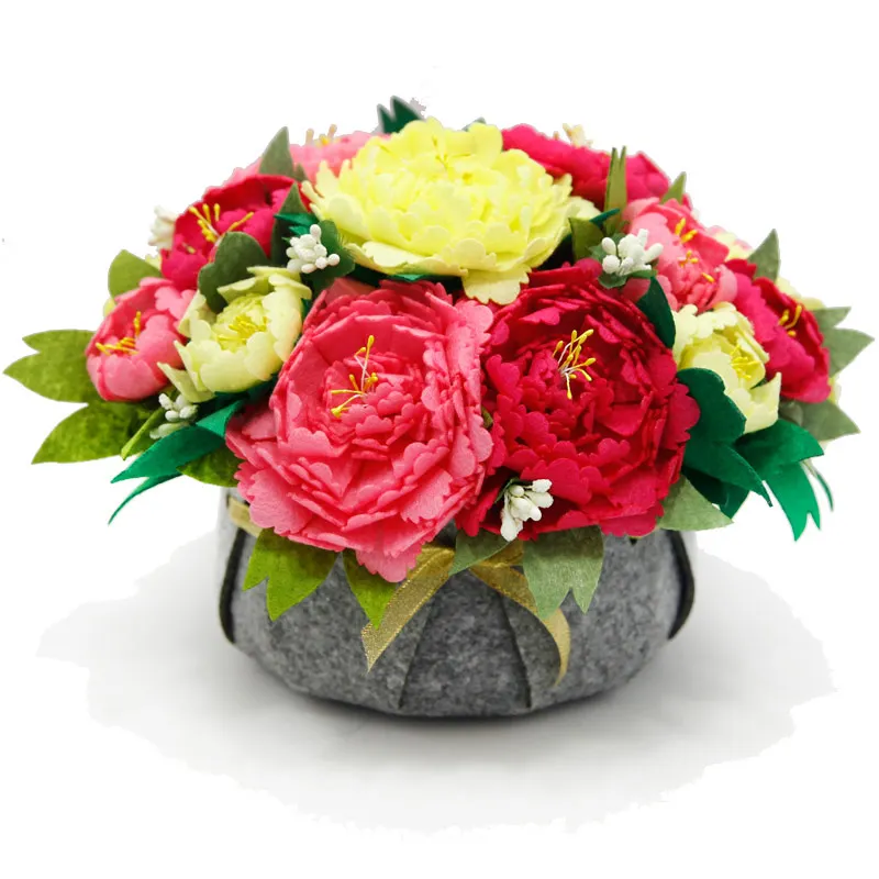 Needle Pack Handmade Artificial Flowers Rose Hydrangea for Wedding Party Birthday Decoration Colorful Flower Felt DIY Package
Needle Pack Handmade Artificial Flowers Rose Hydrangea for Wedding Party Birthday Decoration Colorful Flower Felt DIY Package