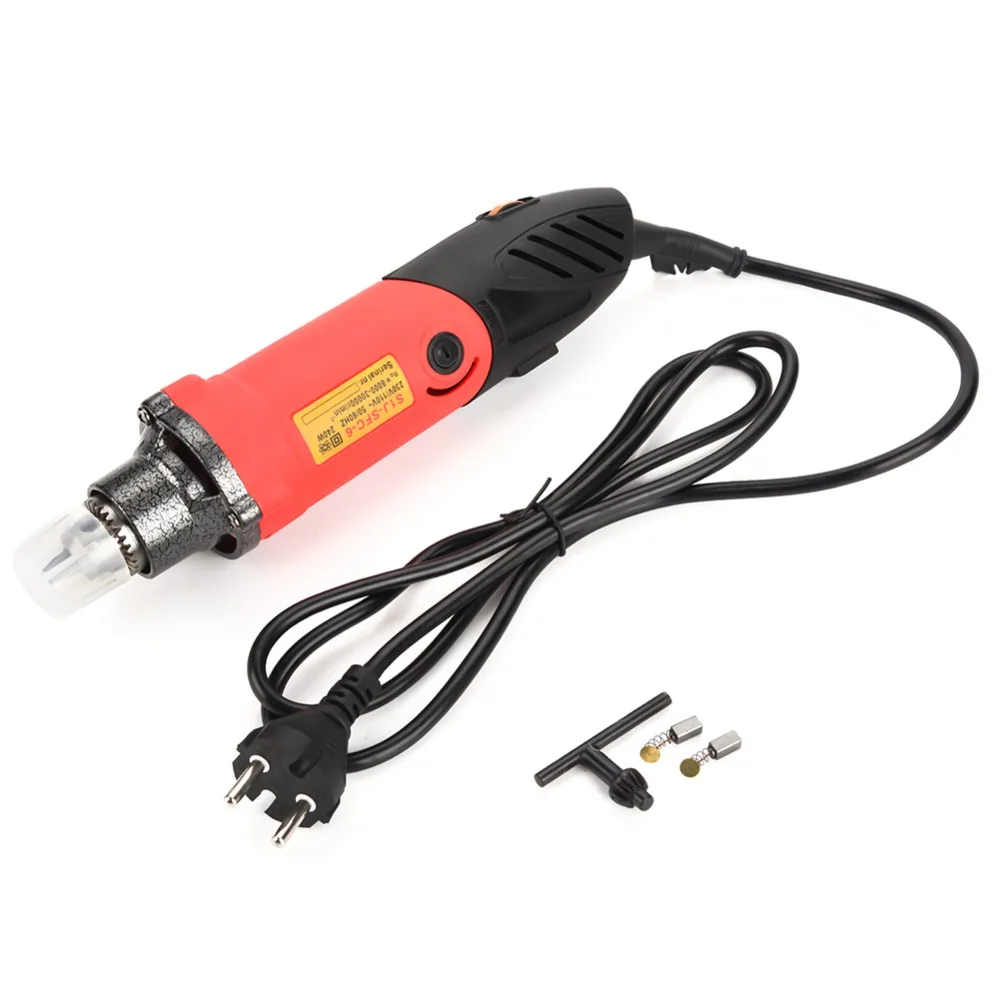 240W 8000-30000rmp Variable Speed Electric Grinder Rotary Tool Polishing Kit AC220V EU Plug
240W 8000-30000rmp Variable Speed Electric Grinder Rotary Tool Polishing Kit AC220V EU Plug