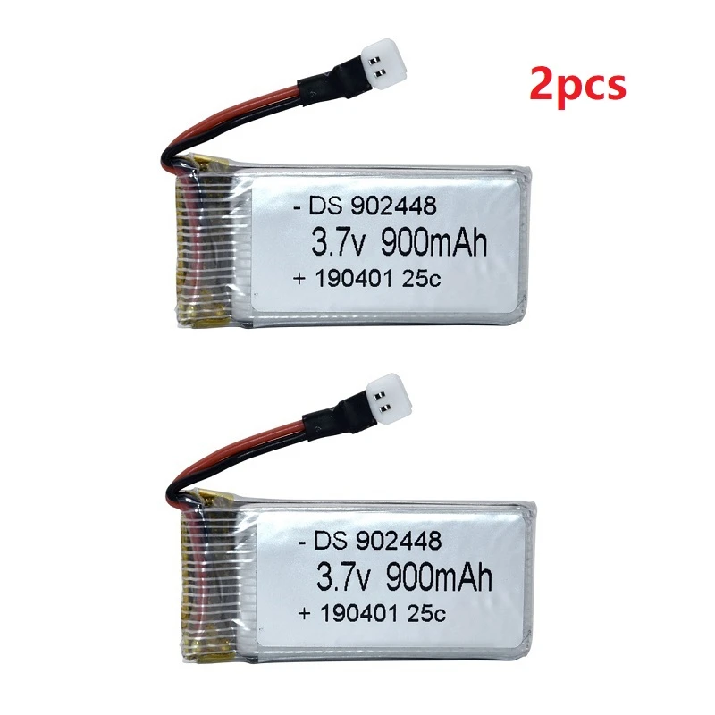 

3.7v 900mah lipo Battery for Syma X5 X5c X5c-1 X5s X5sw X5sc V931 H5c Mjx X708W RC Quadcopter Spare Parts for X5c Battery 2pcs