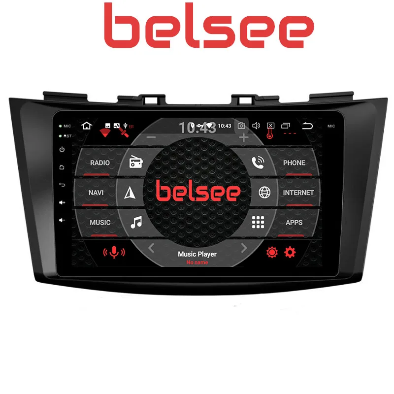 Автомагнитола Belsee на Android 9 0 с GPS навигацией мультимедийным радио стерео головное