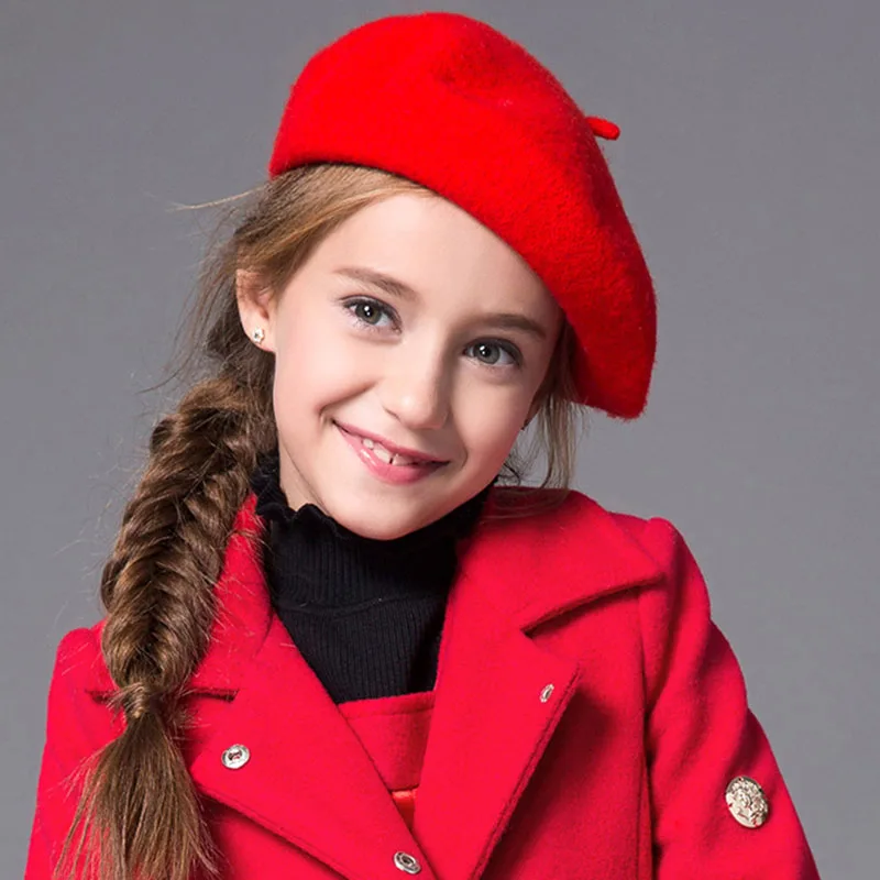 11 Colors Baby Girl Winter Cap Children Pretty Wool Felt Beret Toddler Accessories Hats Kid Warm Fashion Beret Caps
11 Colors Baby Girl Winter Cap Children Pretty Wool Felt Beret Toddler Accessories Hats Kid Warm Fashion Beret Caps