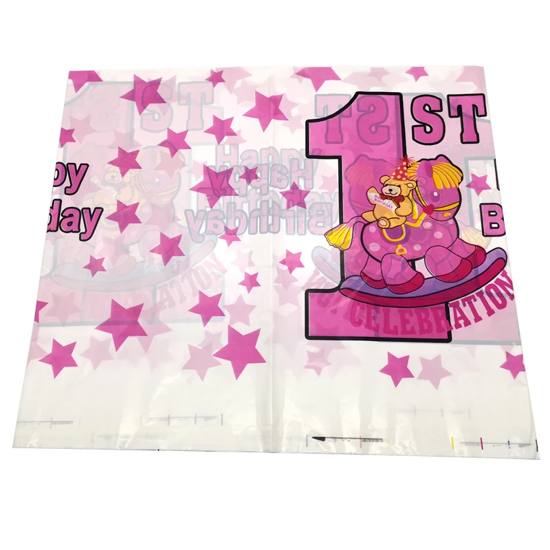 1PCS/LOT 1st Birthday Party Pink Plastic Tablecloth Decoration Disposable Table Cover Girls Kids Child Favors Events Maps
1PCS/LOT 1st Birthday Party Pink Plastic Tablecloth Decoration Disposable Table Cover Girls Kids Child Favors Events Maps