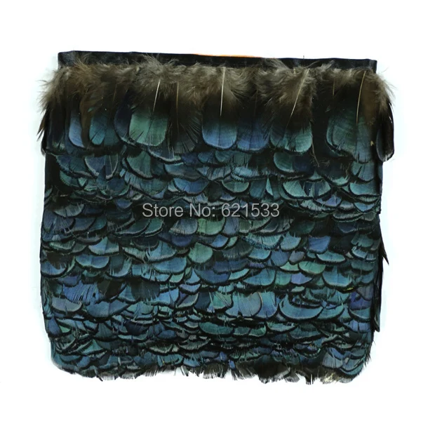 Lady Amherst Pheasant feather fringe natural Blue color 10 yards trim Pheasant tippets feather fringe trim 5cm height
Lady Amherst Pheasant feather fringe natural Blue color 10 yards trim Pheasant tippets feather fringe trim 5cm height