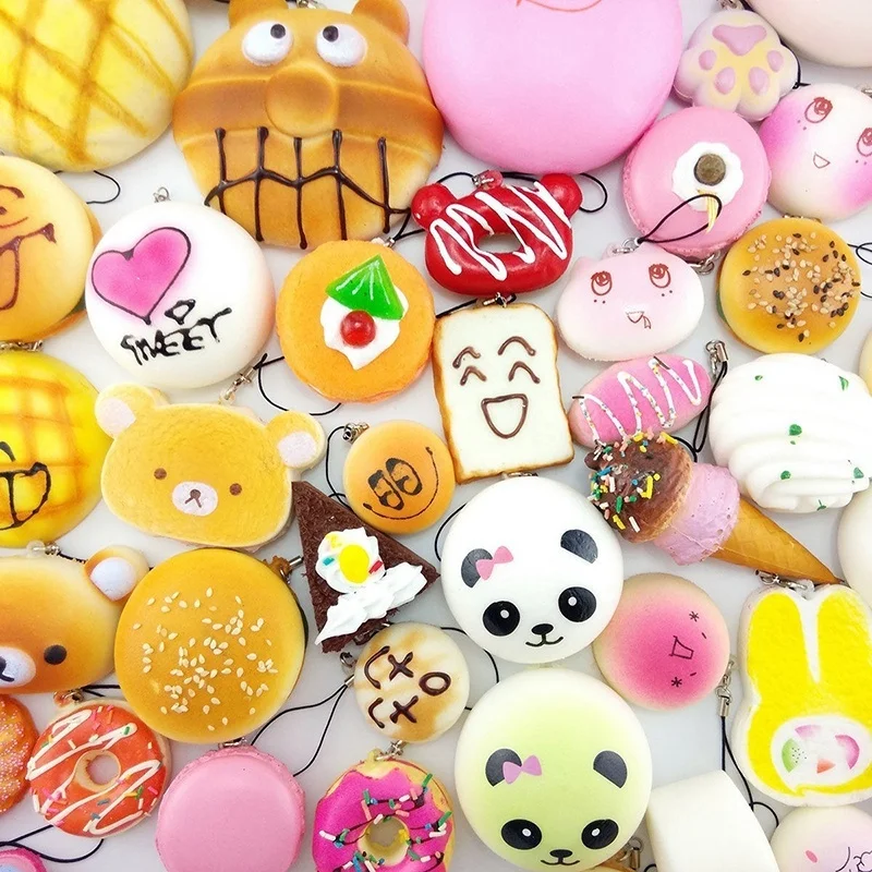 Random Colors 10-30PC Slow Rising Soft Squishy Toys Panda Donuts Toast Turtle Cartoon Gifts
Random Colors 10-30PC Slow Rising Soft Squishy Toys Panda Donuts Toast Turtle Cartoon Gifts