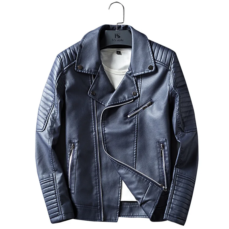 Men's leather new leather PU leather jacket young handsome locomotive simulation recreational men's coat
Men's leather new leather PU leather jacket young handsome locomotive simulation recreational men's coat