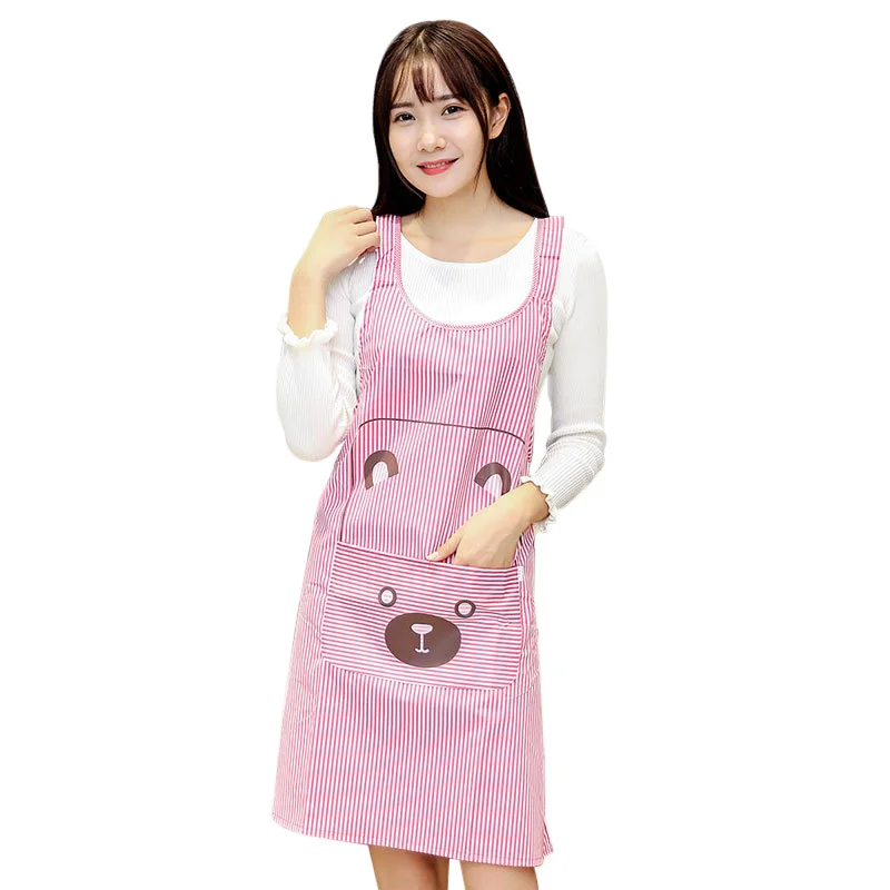 Kitchen apron Korean fashion oil-proof women's work clothes cute Cooking Apron waist
Kitchen apron Korean fashion oil-proof women's work clothes cute Cooking Apron waist