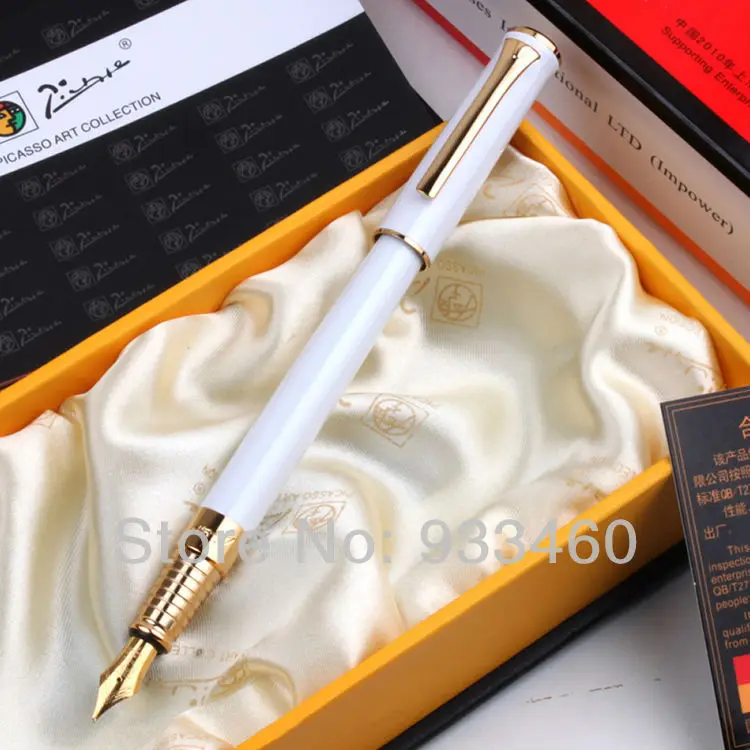 white real Picasso 988 Fountain Pen business gift pen free shipping school and office Writing Supplies send teacher 0.5mm
white real Picasso 988 Fountain Pen business gift pen free shipping school and office Writing Supplies send teacher 0.5mm