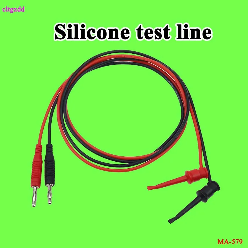 cltgxdd Test Line Silicone Banana Plug to Dual-ended Test Lead Probe Wire Cable Red Black
cltgxdd Test Line Silicone Banana Plug to Dual-ended Test Lead Probe Wire Cable Red Black
