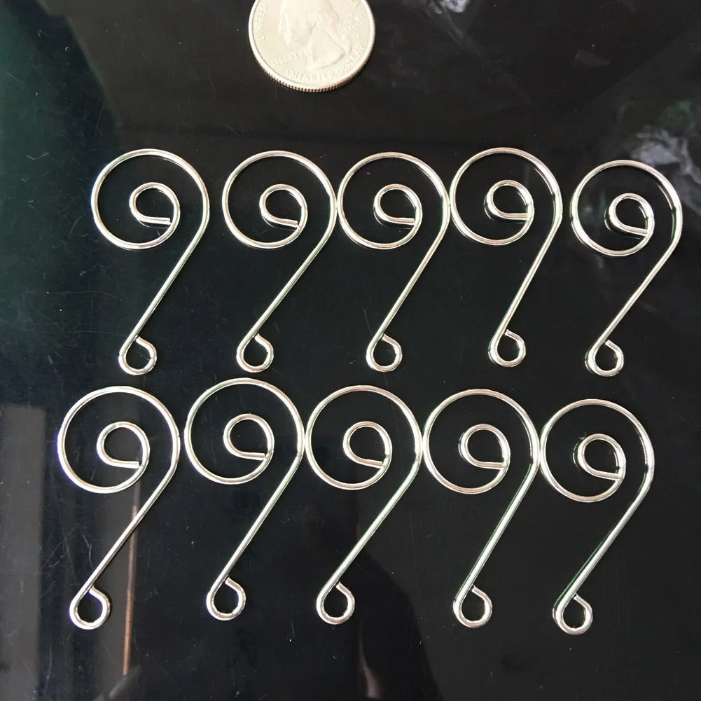 20Pcs Silver Chandelier Parts Lamp Crystal Prism Beads Connector Metal Snail Hook DIY
20Pcs Silver Chandelier Parts Lamp Crystal Prism Beads Connector Metal Snail Hook DIY