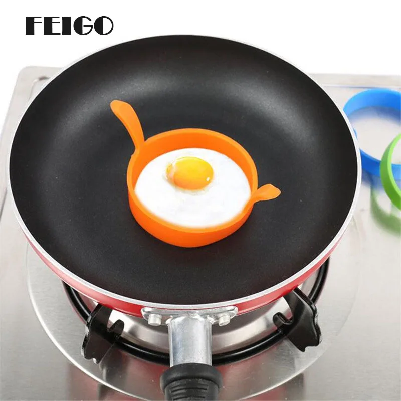 FEIGO 2Pcs Round Shape Egg Mold Silicone Omelette Egg Tool Fried Frying Pancake Kitchen Cooking Mould Breakfast Essential F468
FEIGO 2Pcs Round Shape Egg Mold Silicone Omelette Egg Tool Fried Frying Pancake Kitchen Cooking Mould Breakfast Essential F468