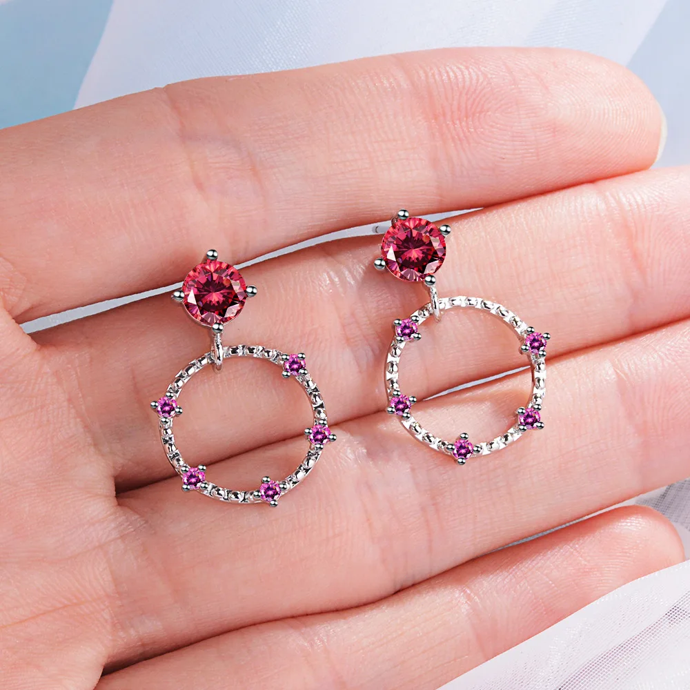 New Arrival Sweet Round Circle Flower 925 Sterling Silver Ladies`stud Earrings Original Jewelry For Women No Fade Cheap Gift
New Arrival Sweet Round Circle Flower 925 Sterling Silver Ladies`stud Earrings Original Jewelry For Women No Fade Cheap Gift