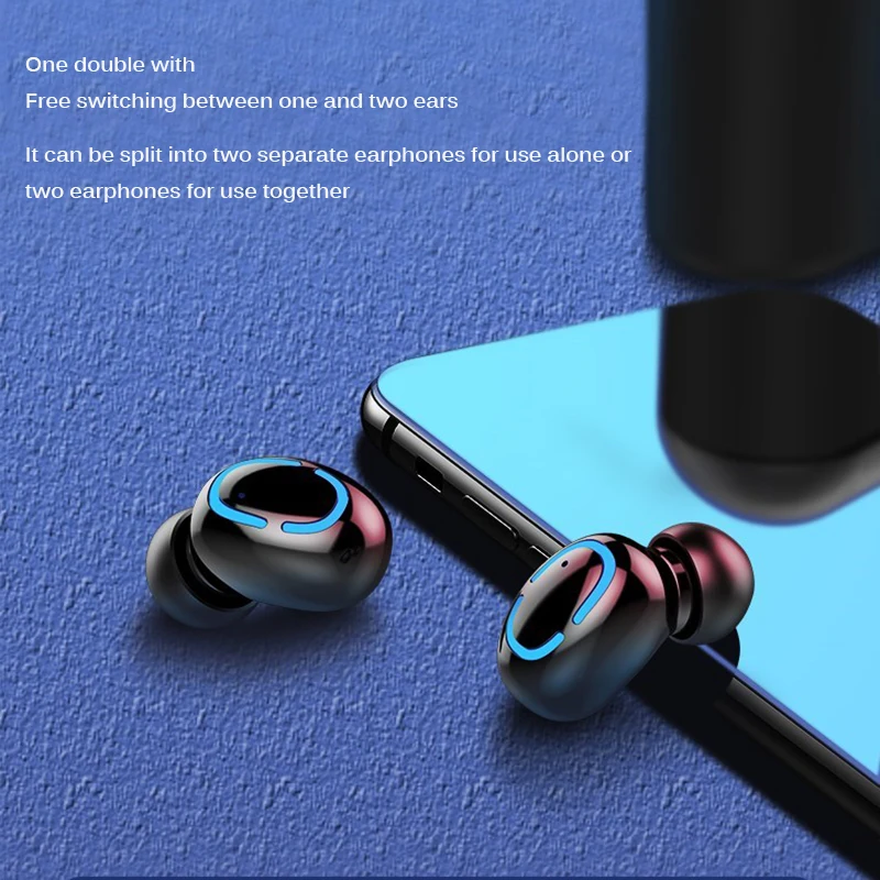 Wireless Earphone TWS Wireless Bluetooth 5.0 Earphones Stereo Sound Call Earphones Charging Case Effortless pairing Portability
Wireless Earphone TWS Wireless Bluetooth 5.0 Earphones Stereo Sound Call Earphones Charging Case Effortless pairing Portability