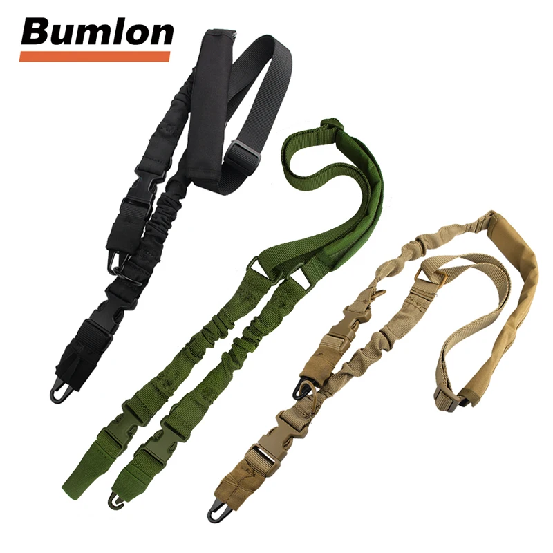 Tactical 2 Two Points Gun Sling Adjustable Strap Bungee with QD Buckles & Shoulder Protecter for Hunting Airsoft HT30-0006
Tactical 2 Two Points Gun Sling Adjustable Strap Bungee with QD Buckles & Shoulder Protecter for Hunting Airsoft HT30-0006