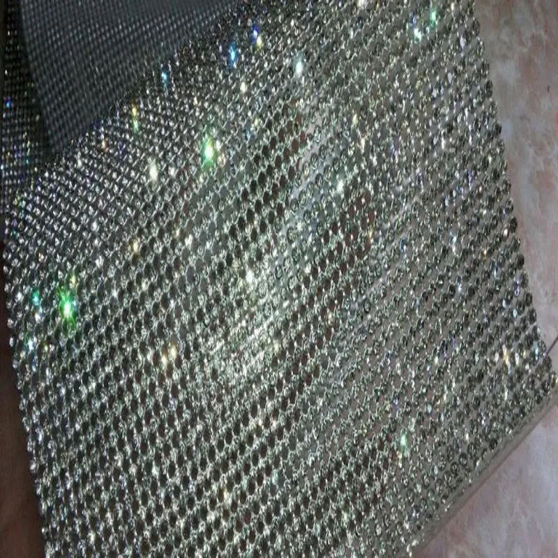 150x45cm Back Glue Design For Iron 3MM Glitter Metal Rhinestone Mesh Trim Crystal Rhinestone for bridal dress garment shoe
150x45cm Back Glue Design For Iron 3MM Glitter Metal Rhinestone Mesh Trim Crystal Rhinestone for bridal dress garment shoe