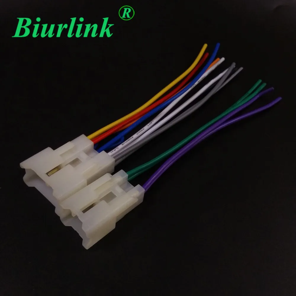 Автомобильный радиоприемник Biurlink, электропроводка для динамика, кабель для Toyota 1987- 2005, 10 + 6-контактный разъем
Автомобильный радиоприемник Biurlink, электропроводка для динамика, кабель для Toyota 1987- 2005, 10 + 6-контактный разъем