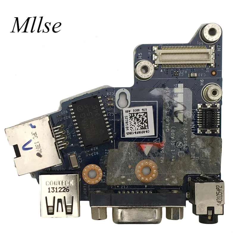 Free Shipping Original For Dell Latitude E6430 Audio Jack VGA USB Port Ethernet Lan Board LS-7781P 51WP9 051WP9 100% Tested
Free Shipping Original For Dell Latitude E6430 Audio Jack VGA USB Port Ethernet Lan Board LS-7781P 51WP9 051WP9 100% Tested