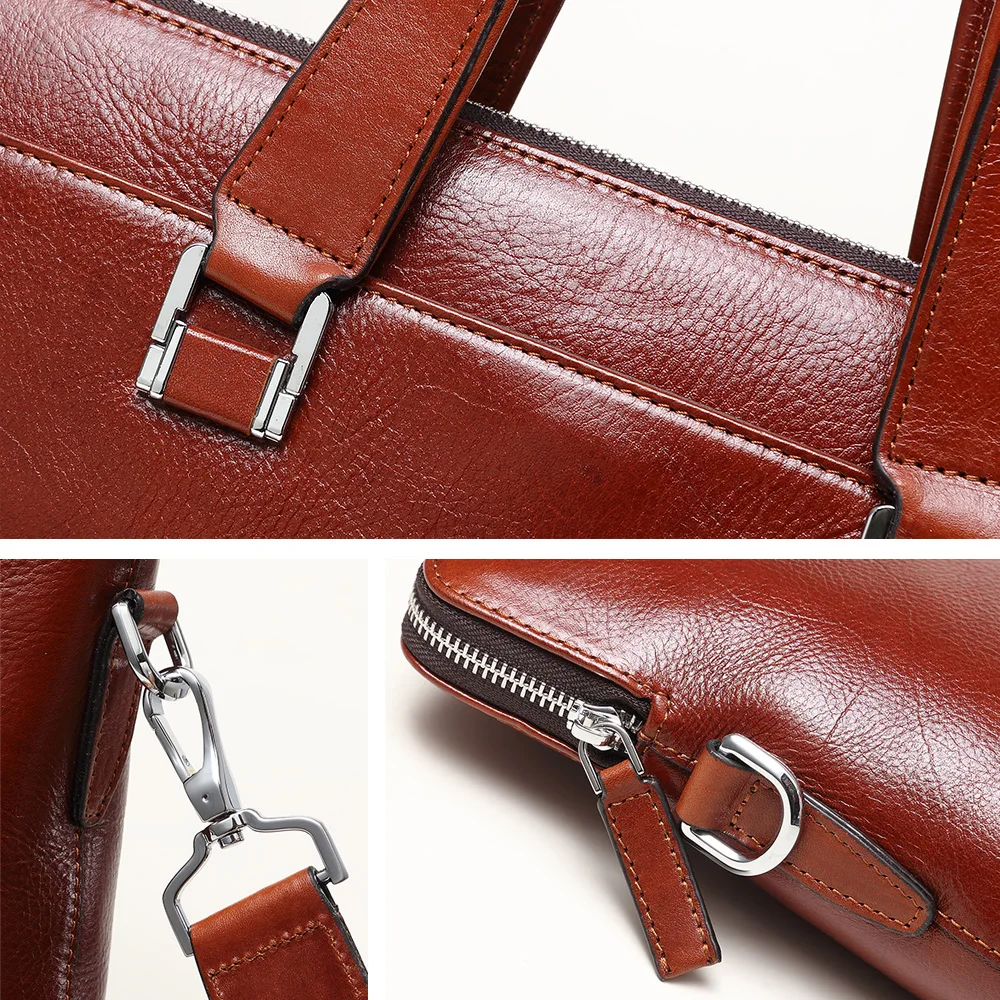 Mingclan Men Leather Briefcase Office Bags Business Laptop Tote Bag Men's Crossbody Shoulder Bag Men's Messenger Travel Bags
Mingclan Men Leather Briefcase Office Bags Business Laptop Tote Bag Men's Crossbody Shoulder Bag Men's Messenger Travel Bags