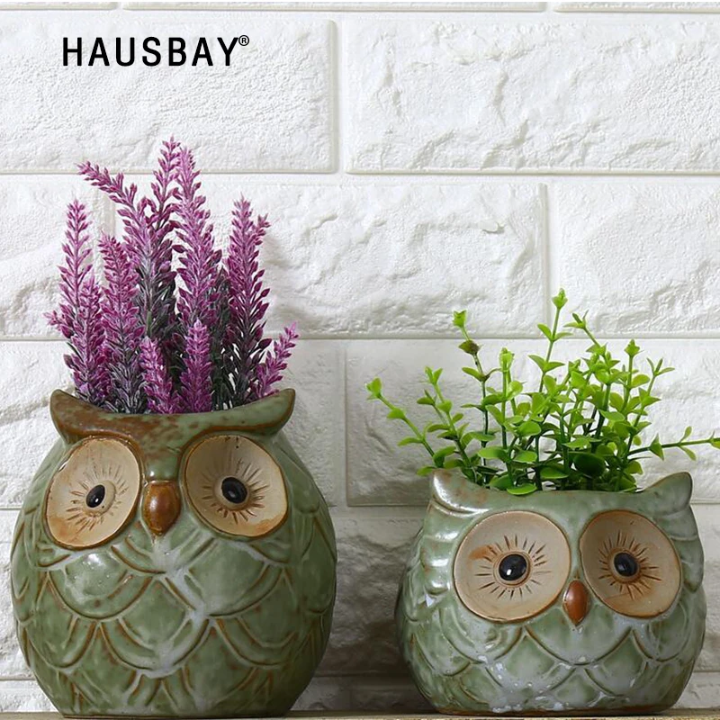 Ceramic Cartoon Owl Flowerpot Mini cute animal-shaped Flower Pot For Succulents Fleshy Plants Home/Garden/Office Decor 1607
Ceramic Cartoon Owl Flowerpot Mini cute animal-shaped Flower Pot For Succulents Fleshy Plants Home/Garden/Office Decor 1607