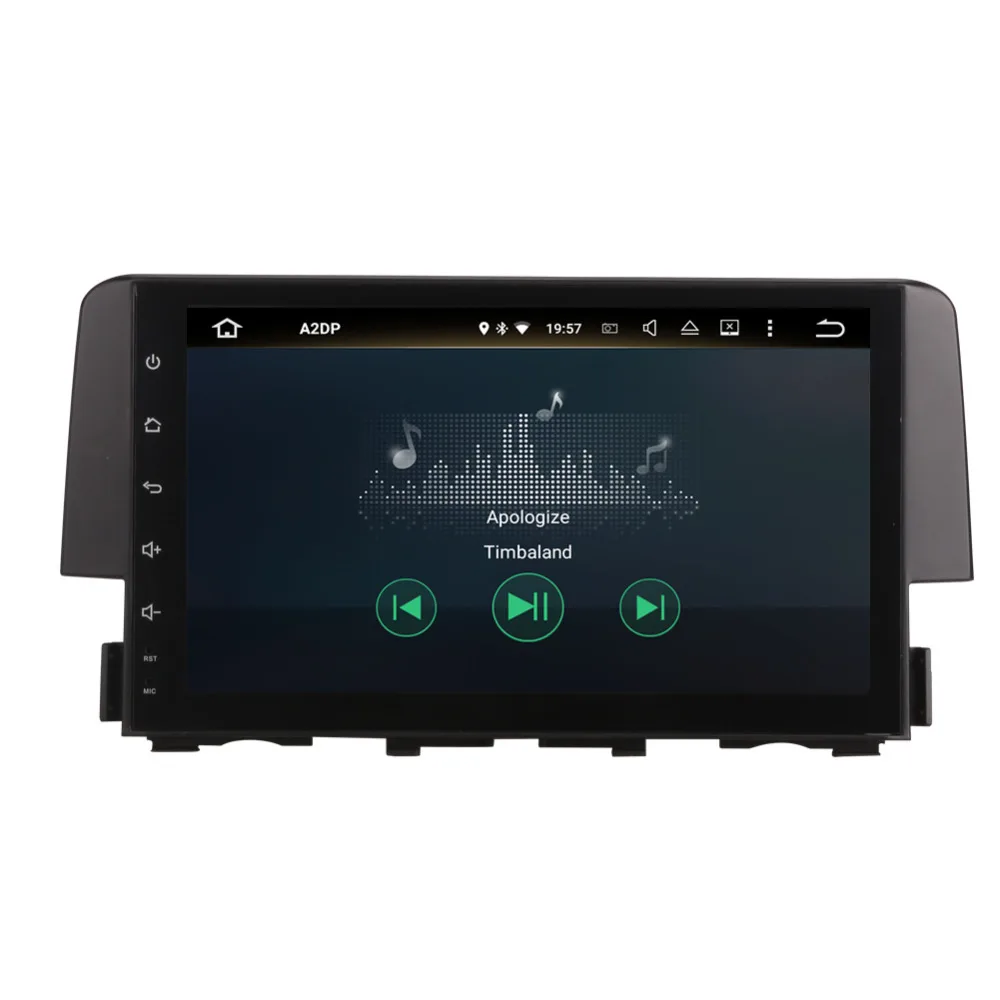 9 дюймов 4 Гб ОЗУ Android 8 0 IPS экран Автомобильный GPS навигатор для Honda Civic 2016 2017 2018