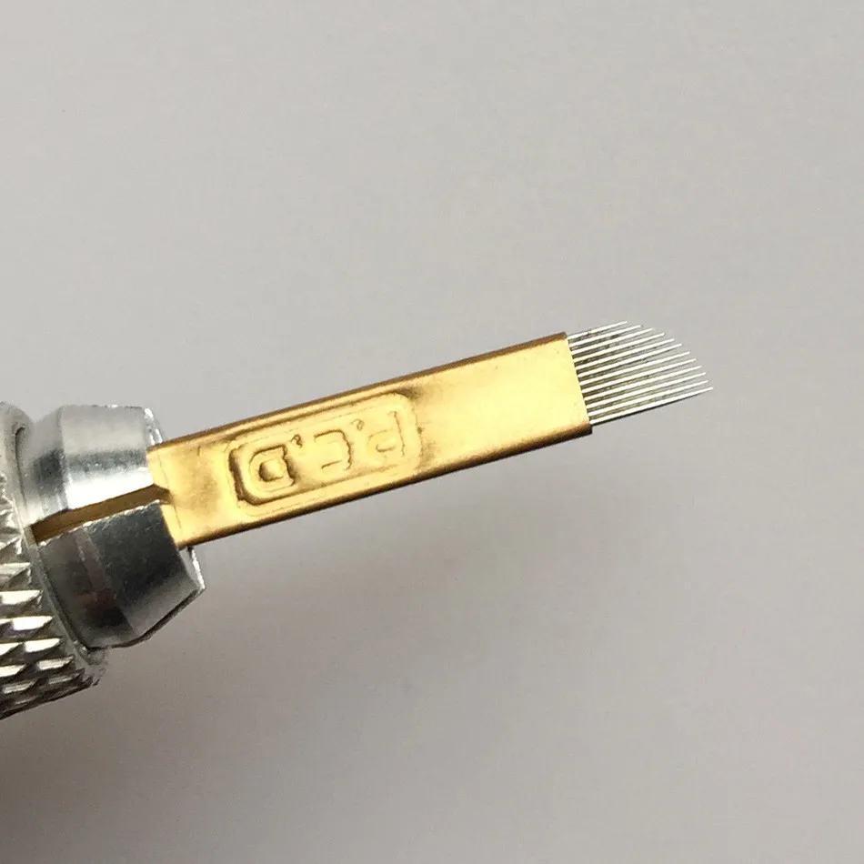 50pcs Professional PCD 12 pin Blades For Permanent Makeup Eyebrow 3D Embroidery Manual Tattoo Pen
50pcs Professional PCD 12 pin Blades For Permanent Makeup Eyebrow 3D Embroidery Manual Tattoo Pen
