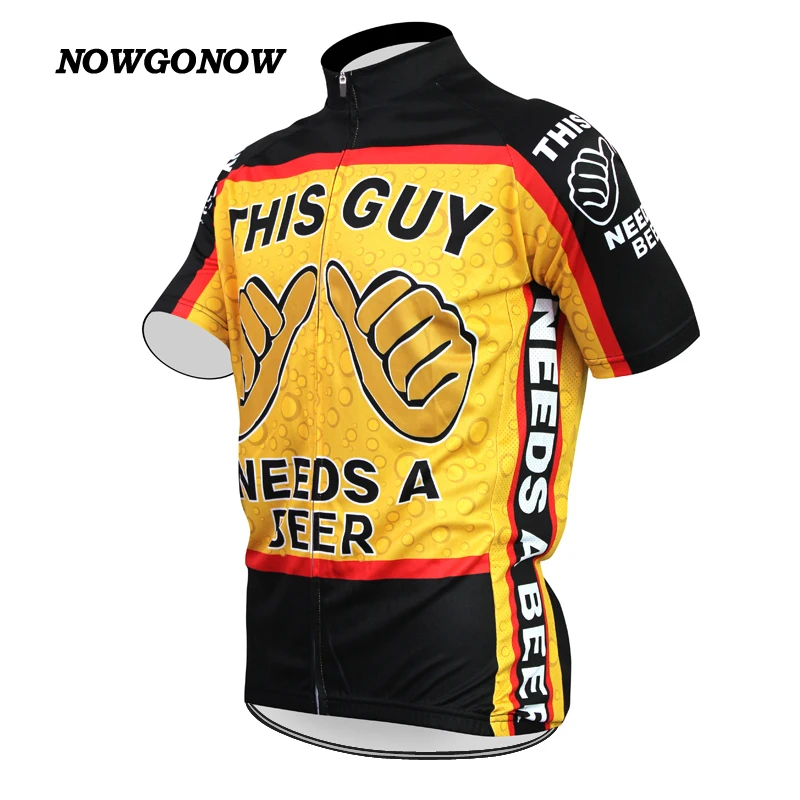 Фото 2018 летняя велосипедная Джерси la This Guy Need A Beer maillot ciclismo командная одежда для езды на
