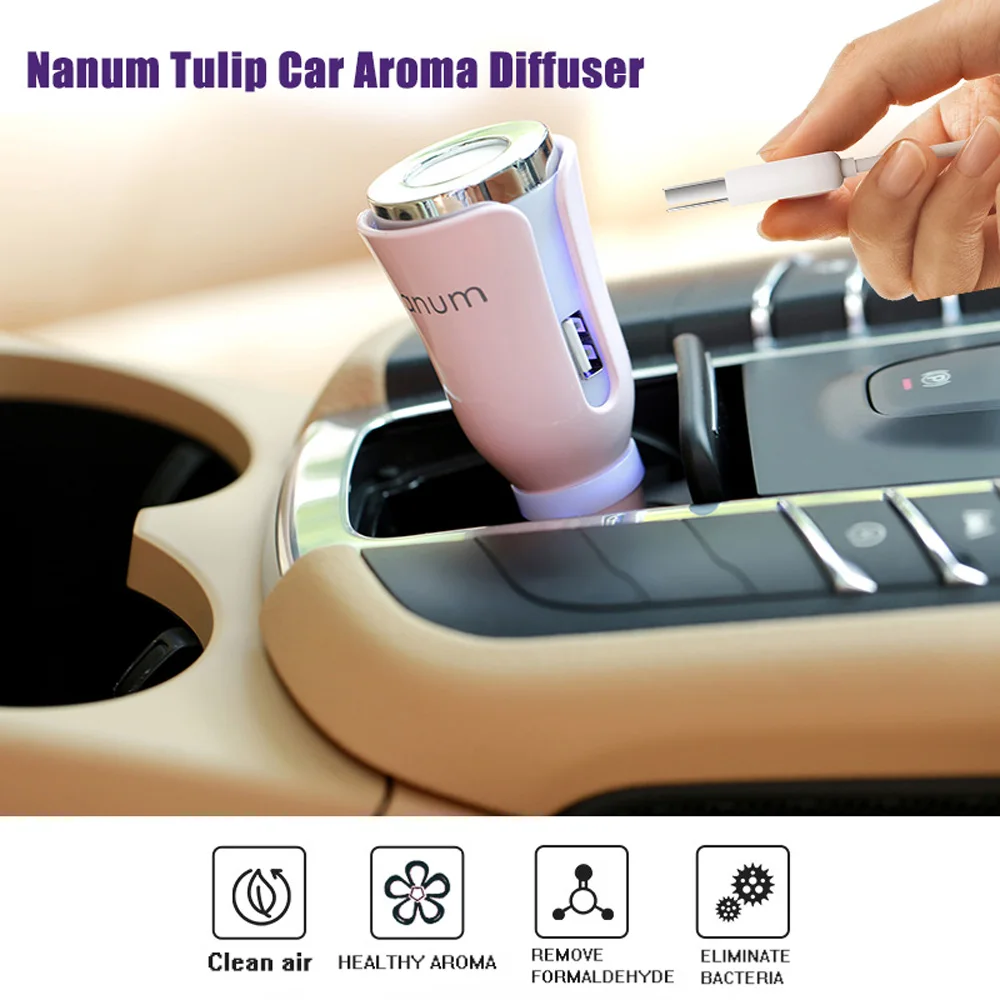 Освежитель воздуха для автомобиля Nanum Mini USB ароматерапия распылитель эфирного