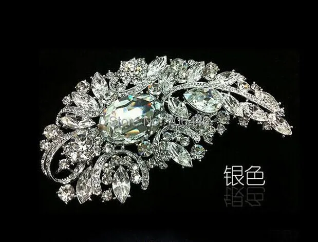 4.9" Huge Size Elegant Style Rhinestone Crystal Diamante Brooch Wedding Bridal Jewelry Gifts
4.9" Huge Size Elegant Style Rhinestone Crystal Diamante Brooch Wedding Bridal Jewelry Gifts