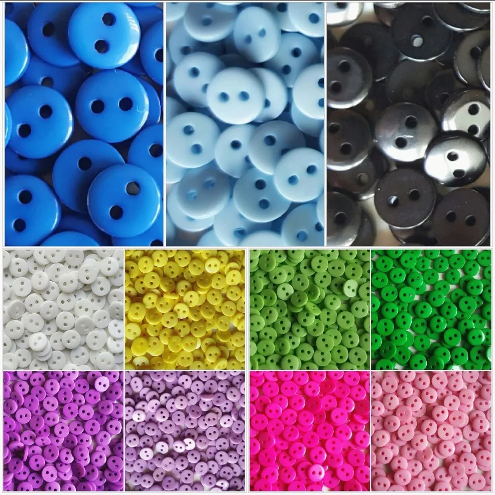 1000pcs 9mm Round Resin 2 Holes Buttons Sewing Doll Clothes Button For Scrapbooking Embellishments 11 Colors
1000pcs 9mm Round Resin 2 Holes Buttons Sewing Doll Clothes Button For Scrapbooking Embellishments 11 Colors