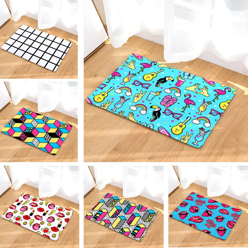 Floor Mat Cartoon Geometric Suede Doormat Home Decoration Living Room Kitchen Mat Bathroom Carpet Bath Mat Toilet Rug
Floor Mat Cartoon Geometric Suede Doormat Home Decoration Living Room Kitchen Mat Bathroom Carpet Bath Mat Toilet Rug