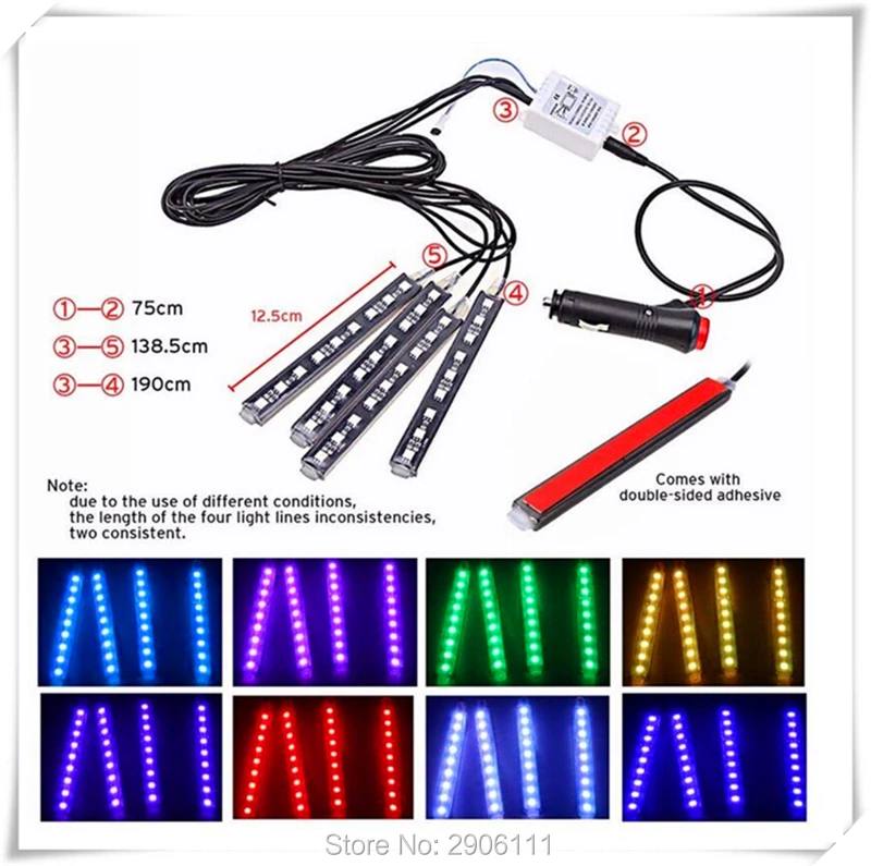 Color LED car interior decoration atmosphere lights for Porsche cayenne macan 911 panamera 997 996 918 955 | Автомобили и