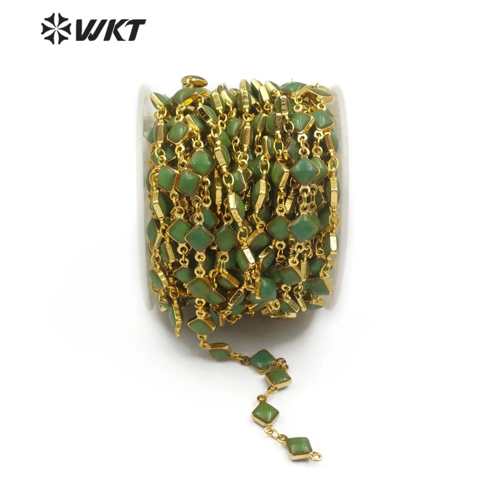 WKT WT-RBC101 Fresh And Lovely Light Green Natural Resin Bead Chain Suitable For Women To Make Necklaces And Bracelets
WKT WT-RBC101 Fresh And Lovely Light Green Natural Resin Bead Chain Suitable For Women To Make Necklaces And Bracelets