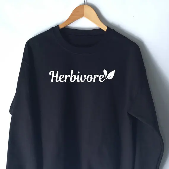 Herbivore Sweatshirt Aesthetic Casual Vegetarian Crewneck Hipster Spring O-Neck Vegan Tumblr Herbivore Hoodies Jumepr Tops
Herbivore Sweatshirt Aesthetic Casual Vegetarian Crewneck Hipster Spring O-Neck Vegan Tumblr Herbivore Hoodies Jumepr Tops